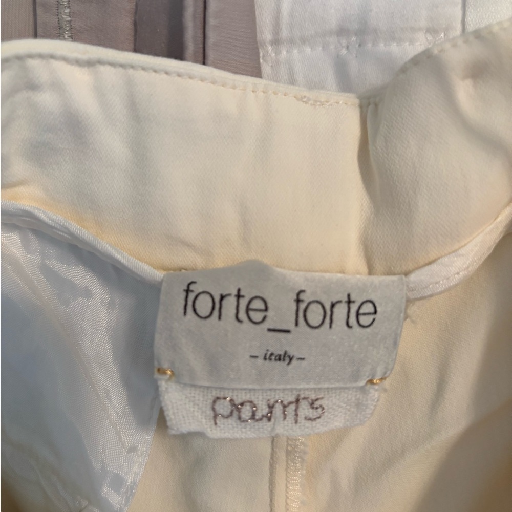 Forte Forte Cream Women's Trousers